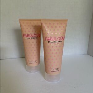 SOLD Issac Mizrahi Fabulous Body Wash Set of Two Full Size 6.7 Oz. Each Pink New